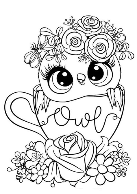 Free And Easy To Print Owl Coloring Pages Owl Coloring Pages Printable