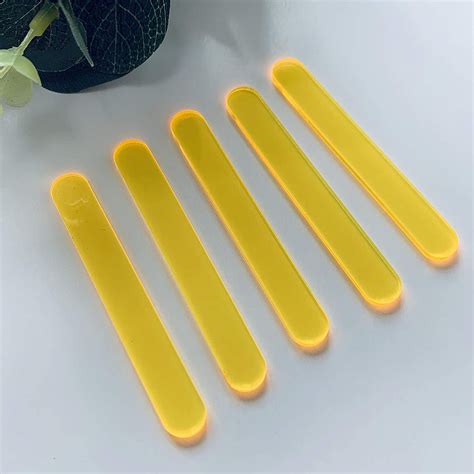 Amazon Pcs Mini Neon Acrylic Cakesicle Popsicle Sticks For Ice