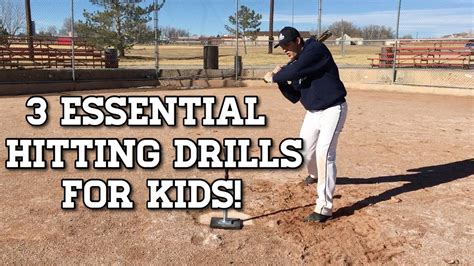 3 Essential Baseball Hitting Drills For Kids Youtube