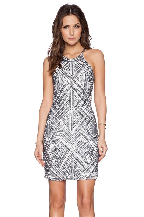 Parker Jaden Sequin Dress In White Revolve