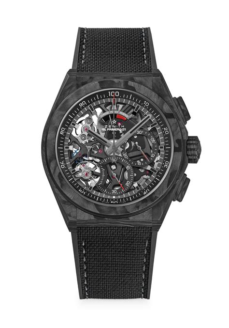 Defy El Primero 21 Black Carbon 109000900496r921 Zenith Watches