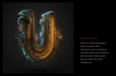 alphabet of AI-art on Behance