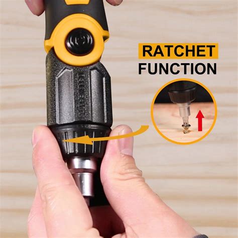 Ingco In Ratchet Screwdriver Set Multifunctional Folding Handle