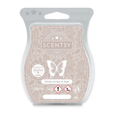 White Amber Teak Scentsy Waxbar Scentsy Nederland The Scented