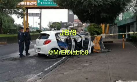 Fuerte Choque De Autos Deja Un Hombre Muerto En Paseo De La Reforma