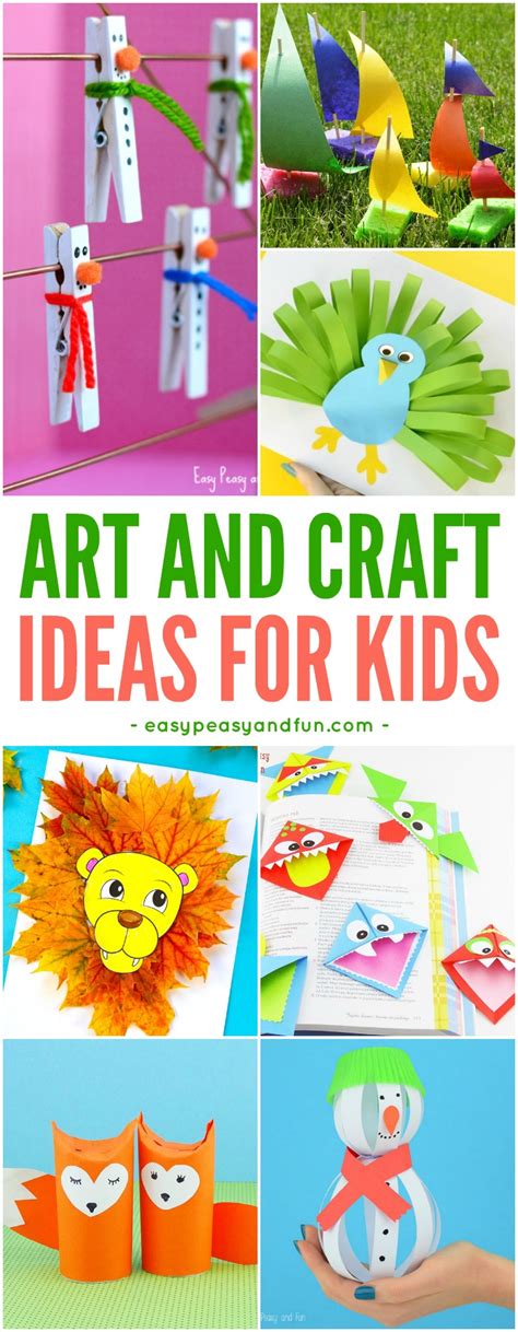 crafts  kids tons  art  craft ideas  kids   easy