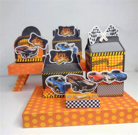 Molde Caixa Carro Hot Wheels Produtos Personalizados No Elo