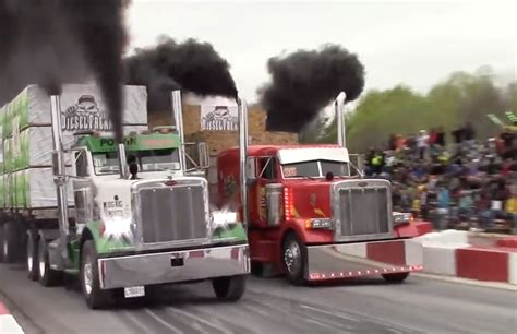 Drag Racing Semi Trucks