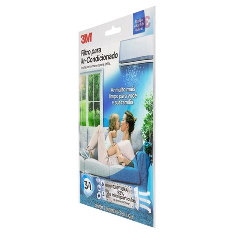 FILTRO PARA AR CONDICIONADO 3M 21CM X 33CM PACOTE 2 UNIDADES GTIN EAN