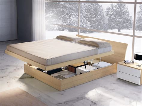 Letto Matrimoniale In Legno Con Contenitore IDFdesign