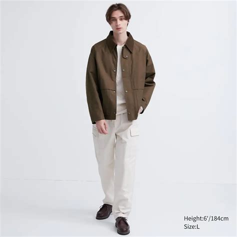 Utility Short Blouson Jacket Uniqlo Uk Uniqlo Uniqlo Shorts Mens