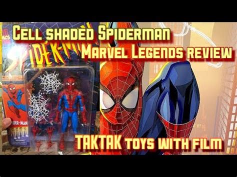 Marvel Legends Cell Shaded Spiderman Review Taktakcustoms3542 YouTube