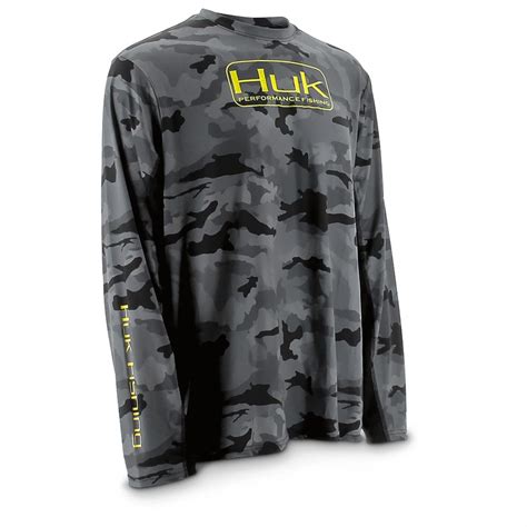 Huk Camo Performance Long-sleeved Shirt - 625817, Shirts & Polos at ...