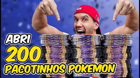 Abrindo Pacotes De Cartas De Pokemon Cartas Pok Mon Raras E De