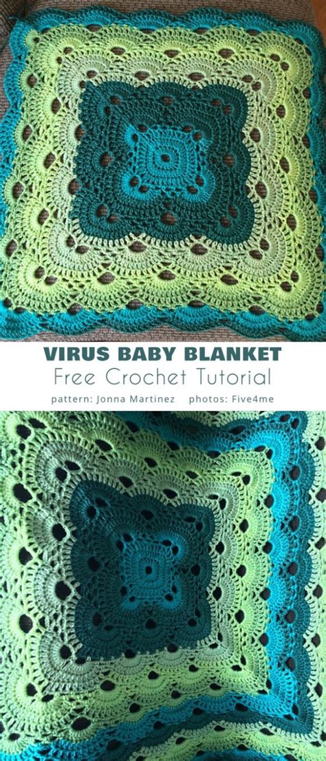 Virus Blanket Crochet Pattern and Free Video Tutorial - Your Crochet