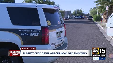 Glendale Pd Involved In Shooting Near 68th Northern Avenues