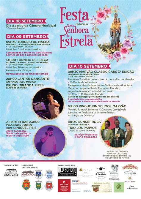 Festa Da Senhora Da Estrela Em Marv O