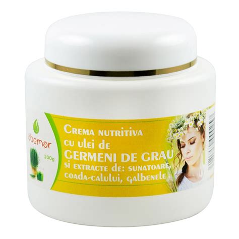 Crema Nutritiva Cu Ulei De Germeni Grau Extracte De Sunatoare Coada