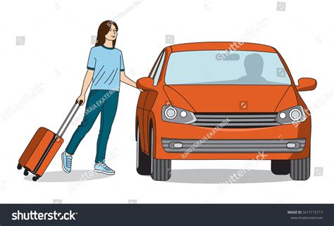 204 Girl Getting Out Car Stock Vectors Images And Vector Art Shutterstock