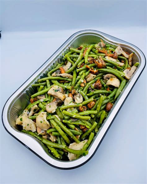 HARICOTS VERTS ET CHAMPIGNONS EN PERSILLADE 2 3 PERSONNES C GASTRONOMIE