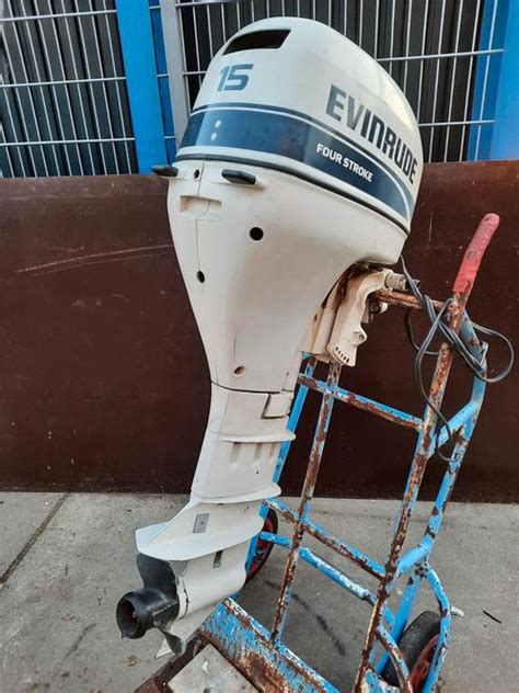 Evinrude 15 Pk 4takt Langstaart Elektrische Start Afstandbed