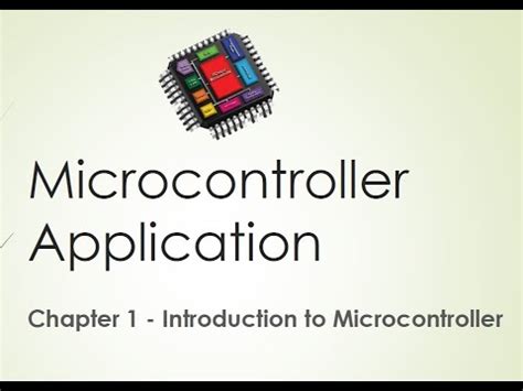 Microcontroller Application Introduction To Microcontroller Youtube