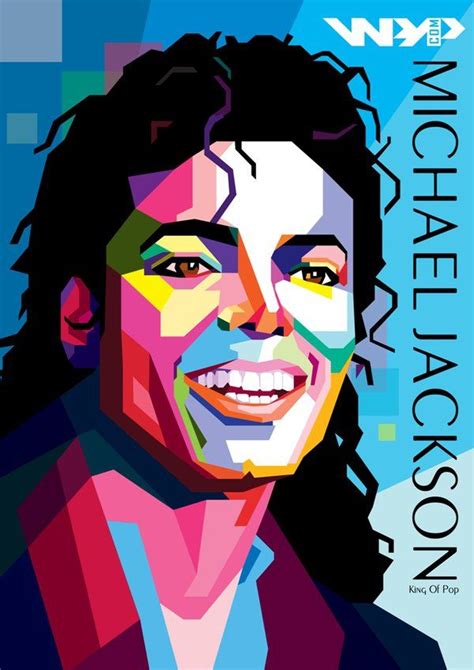 Michael Jackson In Wpap Pop Art Portraits Michael Jackson Michael