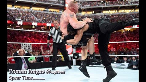 Full Match Brock Lesnar Vs Roman Reigns One News Page Video