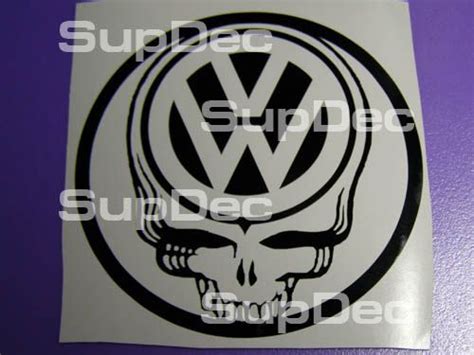 Vw Skull Logo Stencil