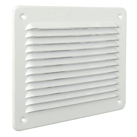 Grille De Ventilation Rectangulaire En Aluminium Blanc Ventilazione