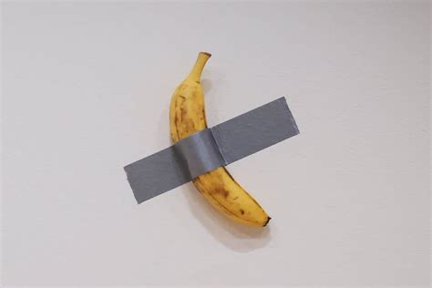 Banana Duct Taped To Wall Bought At Art Auction For 6 2m By Crypto