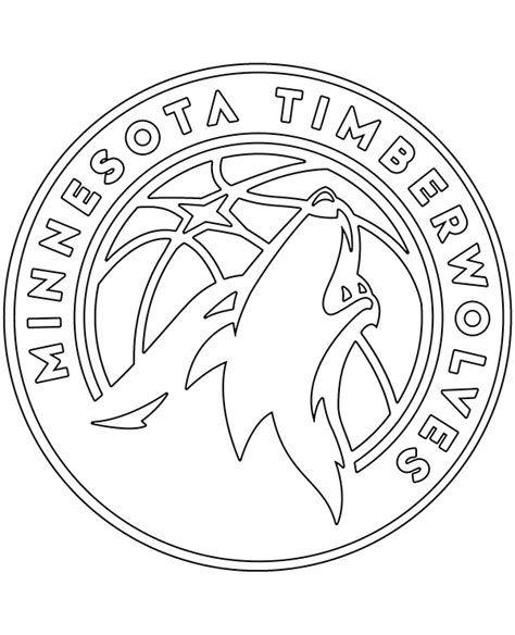 Printable Minnesota Timberwolves logo