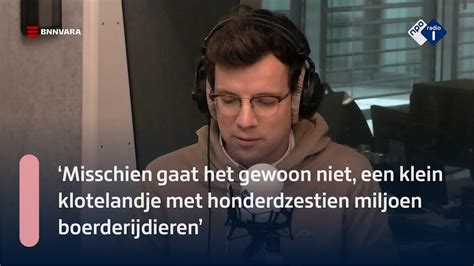 Pieter Derks Over Het Mestoverschot Npo Radio 1 Youtube