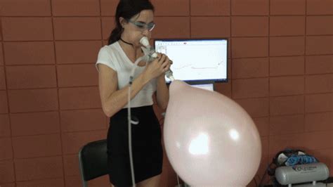 Ama Rio Blows Her First Doublestuffed Balloon To Bursting Mp4 720p The Inflation Laboratory