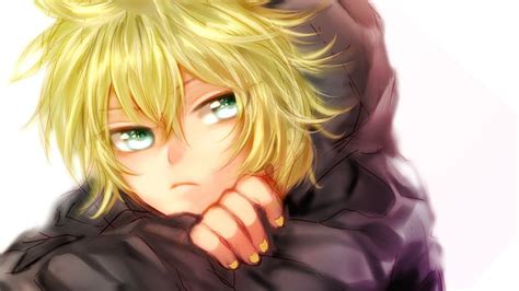 Pin On Green Eyes Blonde Anime Male Hd Wallpaper Pxfuel