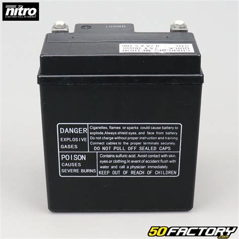 Batterie Nitro Ytx L Bs V Ah Gel Hanway Furious Honda Piaggio