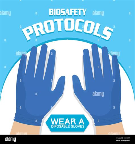 Biosafety Protocols Poster Stock Vector Image And Art Alamy