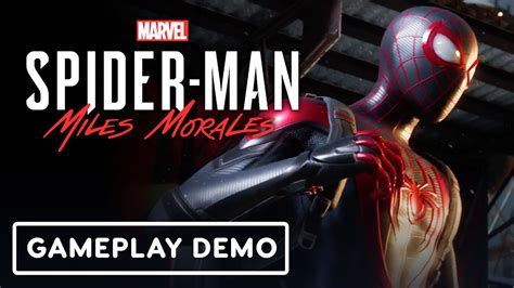 Spider Man Miles Morales Official Gameplay Demo Ps5 Showcase Youtube