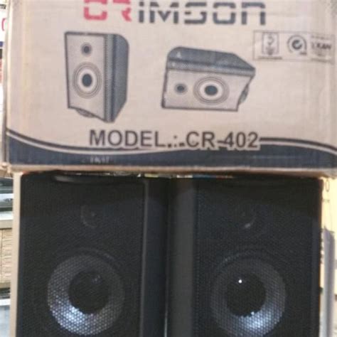 Jual Box Speaker Pasif 4 Inch Crimson 2 Way Monitor Shopee Indonesia