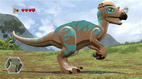 LEGO Jurassic World Pachycephalosaurus Free Roam Gameplay HD YouTube