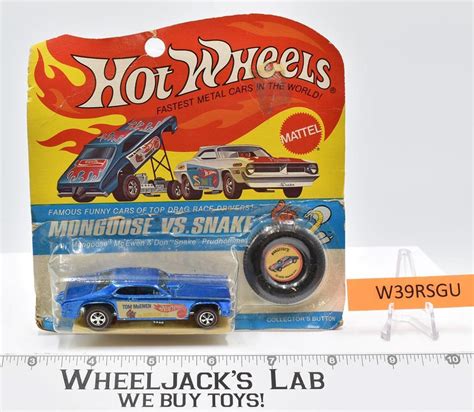 Tom McEwen MOSC Plymouth Mongoose Hot Wheels Redline Mattel Vintage