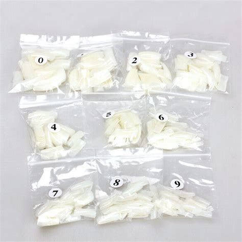 500pcs Nude White False Nail Art Design Tips French Acrylic Uv Salon Design Ebay