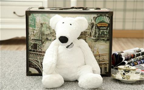 Premium Quality Bashful Cuddly And Elegant White Polar Bear Teddy Super