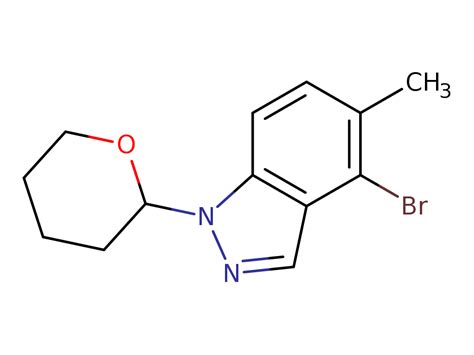 4 Bromo 5 Methyl 1 Tetrahydropyran 2 Yl Indazole 1926172 50 0