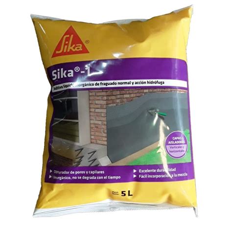 Sika 1 caja 4 sachets 5 lts Técnica Fisherton