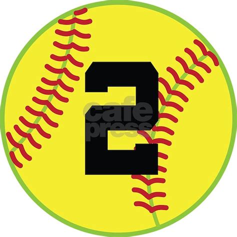 Softball Sports Player Number 2 Throw Blanket By Homewiseshopper