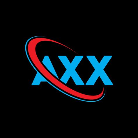 AXX logo. AXX letter. AXX letter logo design. Initials AXX logo linked with circle and uppercase ...