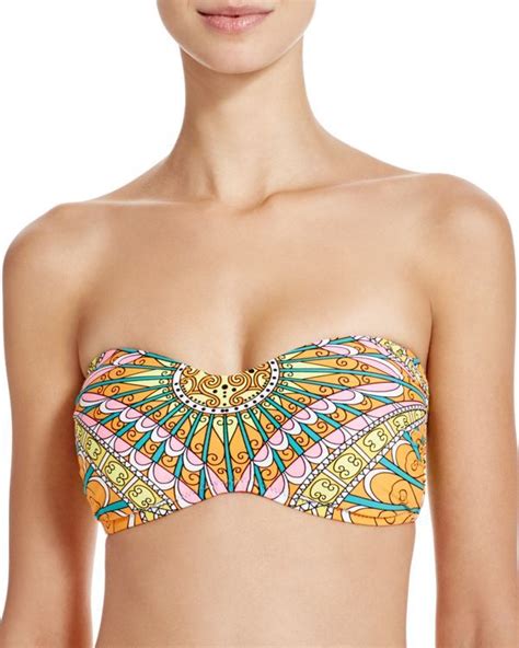 Trina Turk Capri Bandeau Bikini Top Bandeau Bikini Top Strapless