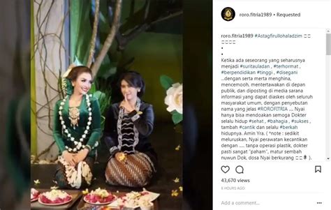 Dihina Dokter Roro Fitria Doakan Ini Showbiz Liputan