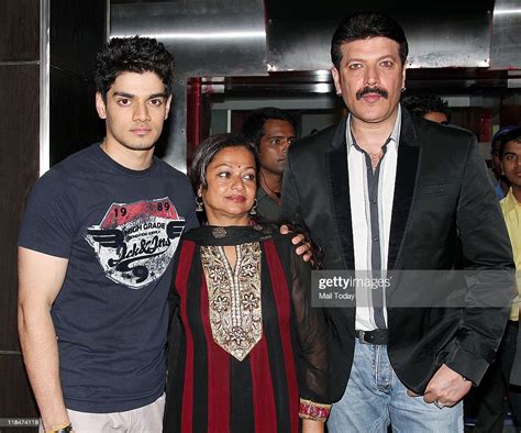 Aditya Pancholi With Wife Zarina Wahab And Son Suraj Pancholi Graced